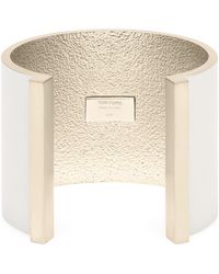 Tom Ford - Matte Lacquered Brass Fera Cuff - Lyst