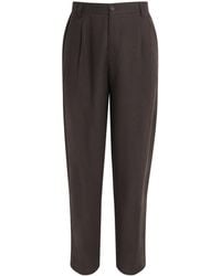 Oliver Spencer - Linen-Cotton Morton Pleated Trousers - Lyst