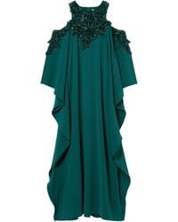 Marina Rinaldi - X Tony Ward Embellished Cold-Shoulder Maxi Dress - Lyst