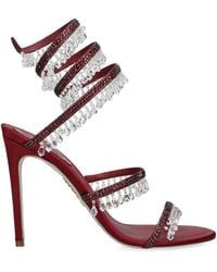 Rene Caovilla - Satin Chandelier Heeled Sandals 105 - Lyst