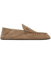 Saint Laurent - Suede Foldable Le Loafers - Lyst