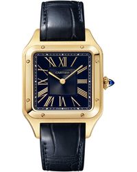 Cartier - Yellow Gold Santos-dumont Watch 31.5mm - Lyst