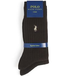 Polo Ralph Lauren - Cotton-Blend Polo Bear Socks - Lyst