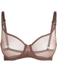 Aubade - Sheer Emotion Underwired Half-Cup Bra - Lyst