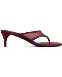 Alaïa - Mesh Thong Mules 55 - Lyst