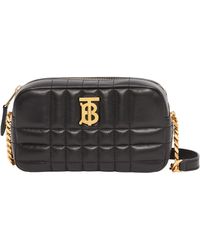 Burberry - Mini Quilted Leather Lola Camera Bag - Lyst