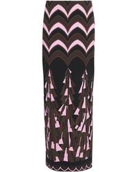 PUCCI - Baiadera Print Maxi Skirt - Lyst