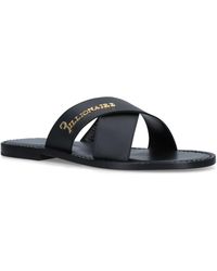 billionaire leather thong slippers