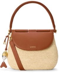 Loewe - X Paula's Ibiza Medium Raffia Pescador Shoulder Bag - Lyst