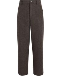 Yves Salomon - Virgin Wool-Cashmere Trousers - Lyst