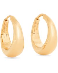 LIE STUDIO - Plated The Andrea Hoop Earrings - Lyst