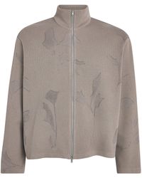 Our Legacy - Cotton Shrunken Zip-Up Sweater - Lyst