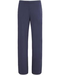 ÉTERNE - Cotton-Blend Wide-Leg Sweatpants - Lyst