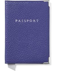 Aspinal of London - Leather Passport Cover - Lyst