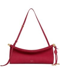 Alaïa - Medium Nubuck Le Click East West Shoulder Bag - Lyst
