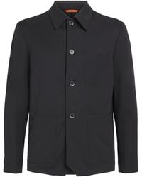 Barena - Stretch-Wool Gabardine Overshirt - Lyst