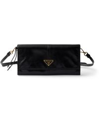 Prada - Leather Chain Wallet - Lyst