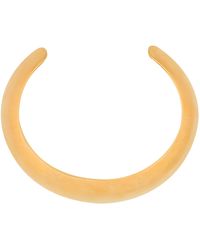 Saint Laurent - Brass Torque Cuff - Lyst