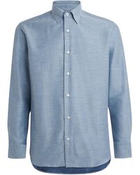 Brioni - Cotton-Cashmere Shirt - Lyst
