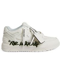 Off-White c/o Virgil Abloh - Leather Out Of Office ''ooo'' Sneakers - Lyst