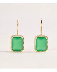 SHAY - Diamond And Onyx Portrait Earrings - Lyst