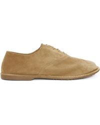 Loewe - Suede Folio Lace-up Shoes - Lyst