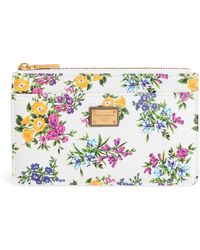 Dolce & Gabbana - Calfskin Floral Print Card Holder - Lyst