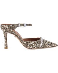 Kurt Geiger - Embellished Strass Point Mules 90 - Lyst