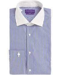 Ralph Lauren - Cotton Bengal-Stripe Dress Shirt - Lyst