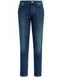 Brunello Cucinelli - Stretch-Cotton Slim Jeans - Lyst
