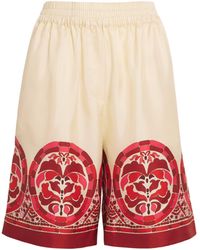 La DoubleJ - Silk Palazzo Shorts - Lyst