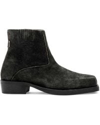 AllSaints - Suede Orla Ankle Boots - Lyst