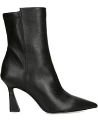 Stuart Weitzman - Leather Vinnie Ankle Boots 85 - Lyst