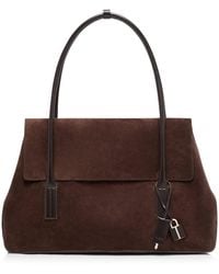 Tom Ford - Large Suede Eclipse Shoulder Bag - Lyst