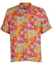 Vilebrequin - Linen Tropical Santorini Shirt - Lyst