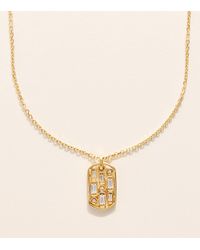 Suzanne Kalan - And Diamond Dog Tag Pendant Necklace - Lyst