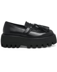 McQueen - Leather Sofa Loafers - Lyst