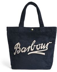 Barbour - Mini Corduroy Carrick Tote Bag - Lyst
