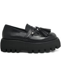 McQueen - Leather Sofa Loafers - Lyst