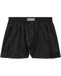 Balenciaga - Wool-Blend Boxer-Style Shorts - Lyst