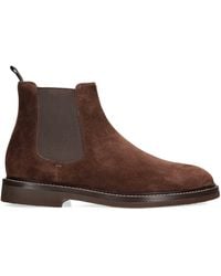 Brunello Cucinelli - Suede Chelsea Boots - Lyst