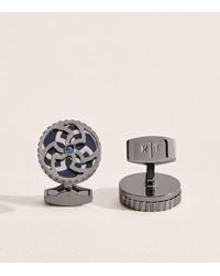 Tateossian - Gunmetal And Palladium Trinity Cufflinks - Lyst