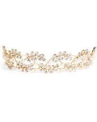Jennifer Behr - Plated Embellished Delilah Tiara - Lyst
