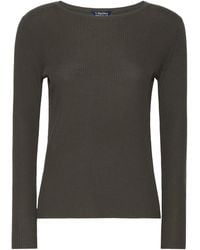 Max Mara - Virgin Wool Rib-Knit Sweater - Lyst