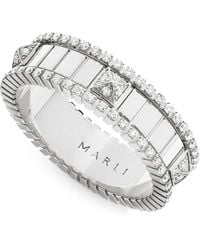 Marli New York - And Diamond Life Spinning Ring - Lyst