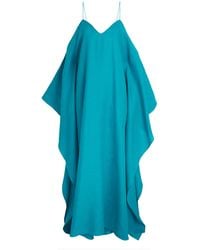 ‎Taller Marmo - Linen Farrow Maxi Kaftan Dress - Lyst