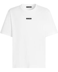 Dolce & Gabbana - Cotton Jersey Logo T-Shirt - Lyst