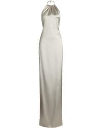 Ralph Lauren - Stretch-Satin Corra Maxi Dress - Lyst