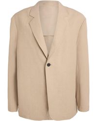 Studio Nicholson - Linen-Wool Single-Breasted Blazer - Lyst