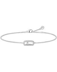 Messika - Move Uno Mini And Diamond Chain Bracelet - Lyst